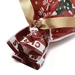 Рождественские пластиковые упаковочные пакеты Санта-Клауса ABAG-Q053-05B