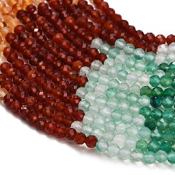Farbverlauf-Farbe natürliche Achat Perlen Stränge&nbsp;GG-CBA4399-A04-01B