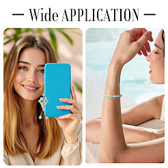 2 нити 2-х цветные антикоррозийные гальванические стеклянные бусины&nbsp;GLAA-TA0003-67