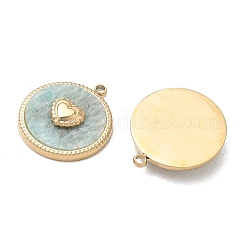 Pendentifs en amazonite naturelle&nbsp;GG-CBA50CD-05G-01