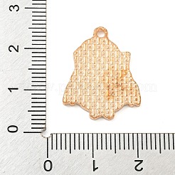 Новогодняя тема сплава эмали подвески&nbsp;ENAM-M221-01KCG-04