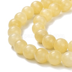 Природный Топаз нефрита бисер нитей&nbsp;G-P454-01C-01