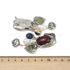 Elefanten-Ohrstecker aus Kunststofflegierung&nbsp;EJEW-Q035-01AS