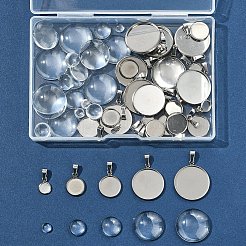 Наборы для изготовления подвесок из нержавеющей стали 304 своими руками&nbsp;DIY-FS0008-83