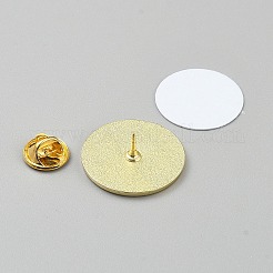 Kit de fabrication de broche vierge sublimation bricolage&nbsp;FIND-WH20023-027C-G