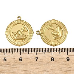 304 Edelstahl Anhänger Cabochon Fassungen&nbsp;STAS-L317-49G