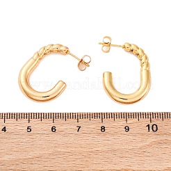 Серьги-гвоздики из нержавеющей стали 304 для женщин&nbsp;EJEW-L296-023G