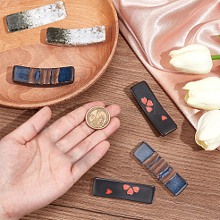 6 Stück 3 Stile Keramik-Essstäbchenständer&nbsp;DJEW-CP0001-38A