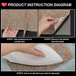 Strass termoadesivi in plastica rettangolare&nbsp;DIY-WH0349-339C