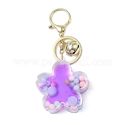 Porte-clés fleur acrylique&nbsp;KEYC-C001-01G
