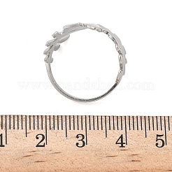 Кольца-манжеты из нержавеющей стали 304 для женщин&nbsp;RJEW-A079-12D-P