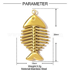 Подвески из нержавеющей стали 304&nbsp;STAS-OY001-18G