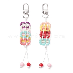 Акриловые овальные подвесные украшения&nbsp;HJEW-TA00335