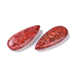 Подвески из окрашенной синтетической императорской яшмы&nbsp;G-P529-07I