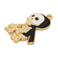 Подвески из сплава хэллоуина с эмалью&nbsp;ENAM-H045-01G-05