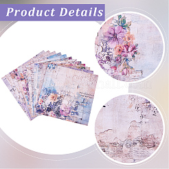 12 x Scrapbook-Papierblock.&nbsp;AJEW-WH20020-299F
