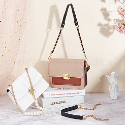 3 шт. 3 стиля пластиковых ремней для сумок с имитацией жемчуга/из искусственной кожи&nbsp;DIY-WR0003-16