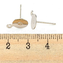Messing Ohrstecker Zubehör&nbsp;LS-KK-K225-02B-P