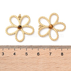 Природных тигровый глаз подвески&nbsp;STAS-Q333-05G-01