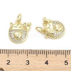 Латунные микро проложить кубического циркония подвески&nbsp;KK-H527-21G