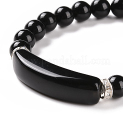 Bracciali con perline di fluorite naturale&nbsp;BJEW-K164-B13