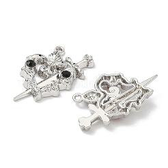 Подвески из сплава и страза&nbsp;FIND-L023-07P