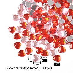 2 цвет имитация тайваньских акриловых кабошонов со стразами&nbsp;GACR-SZ0001-08