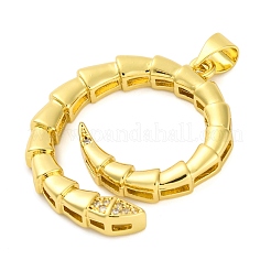 Стойки обшивки латунь микро проложить Циркон подвеску&nbsp;KK-M021-10G