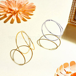Orecchini con cerchio in argento sterling&nbsp;JE670B-04