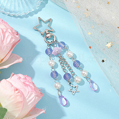 4 шт. подвеска в виде медузы из акрила и АБС-пластика&nbsp;KEYC-SP0001-32C