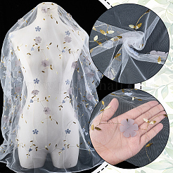 3d цветочная молочная ткань для вышивки&nbsp;AJEW-WH20006-241B