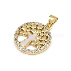 Латунные микро проложить кубического циркония подвески&nbsp;KK-D376-01G