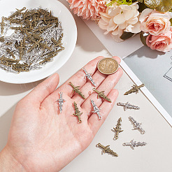 100 шт. 2 цвета подвески из сплава в тибетском стиле&nbsp;FIND-AR0004-46