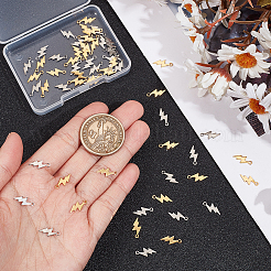 60 шт. 2 цвета 201 подвески из нержавеющей стали&nbsp;STAS-UN0055-75