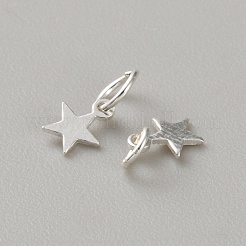 925 ciondolo a forma di stella in argento sterling&nbsp;FIND-WH0433-35S-01