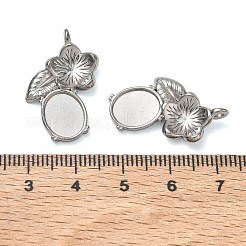 Cabochon pendenti in acciaio inossidabile 304&nbsp;SA-CBAE5AC-17P