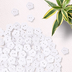 200 шт. пуговицы из смолы с 2 отверстиями&nbsp;RESI-SP0001-52B