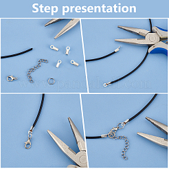 20 шт. 925 загнутых конца из стерлингового серебра&nbsp;STER-BC0002-01