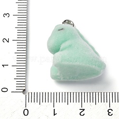 Colgantes de resina flocky&nbsp;FIND-S001-08A