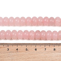 Teñidos naturales blancas abalorios de jade hebras&nbsp;G-G107-A36-01