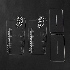 Прозрачный акриловый стенд для измерения сережек&nbsp;LS-EDIS-NH0001-01