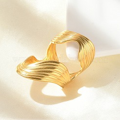 Нерегулярные открытые манжетные кольца из нержавеющей стали 304&nbsp;LS-RJEW-M070-01G