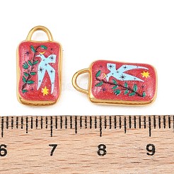 Pendentifs en acier inoxydable 304 émaillés&nbsp;SA-CBA4809-15G-01