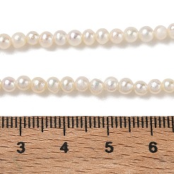 Hebras de perlas de agua dulce cultivadas naturales&nbsp;PA-CBAC463-34
