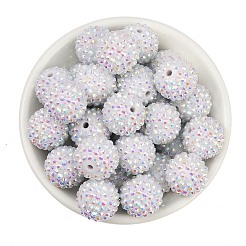 AB-цвет смолы горный хрусталь бисер&nbsp;RESI-S315-18x20-16