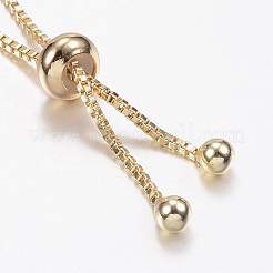 Verstellbare Messing-Bolo-Armbänder&nbsp;BJEW-P200-05G