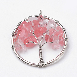 Природные и синтетические смешанные каменные подвески&nbsp;G-S271-21