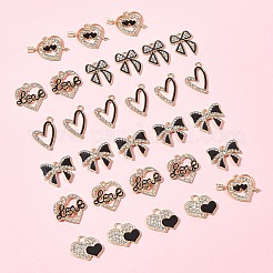 28шт 6 стиля подвески из сплава с эмалью&nbsp;FIND-FS0003-22