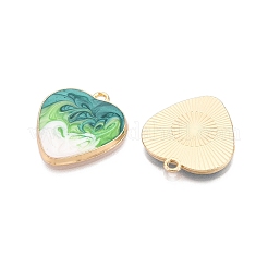 Crémaillère placage pendentifs en émail d'alliage&nbsp;LS-ENAM-N056-366KCG-02