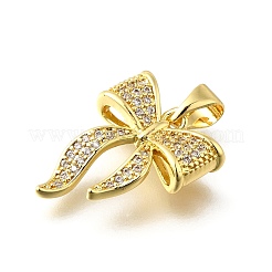 Pendentifs avec zircon cubiques à micro-pavés en laiton&nbsp;KK-Q066-09A-G